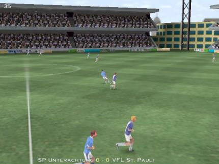 &Auml;RGERLICH In den Spielszenen k&ouml;nnen Sie zwar aus zehn verschiedenen Perspektiven w&auml;hlen. Sch&ouml;ner wird das Geschehen auf dem Platz dadurch aber auch nicht.